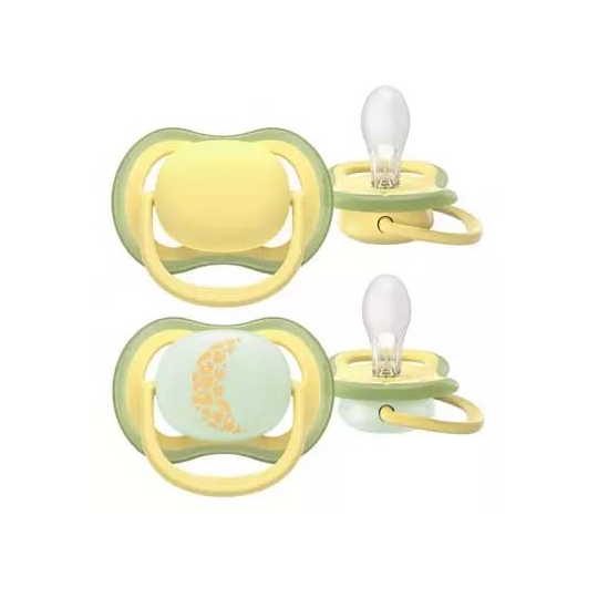 Avent Ultra Air Day and Night Sucettes Orthodontiques 18 Mois et + x 2