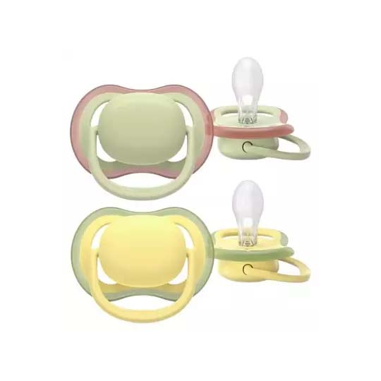 Avent Ultra Air Nature Sucettes Orthodontiques 18 Mois et + x 2
