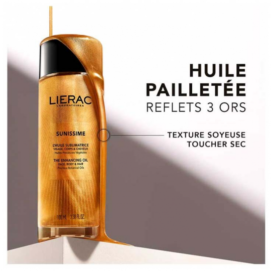 Lierac Sunissime L'huile Sublimatrice Visage Corps & Cheveux 100 ml - image 4