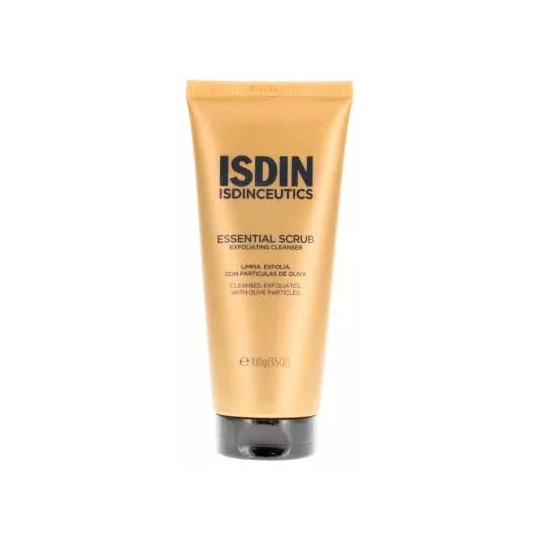 Isdin Isdinceutics Essential Scrub Gel Exfoliant Nettoyant Visage 100 g