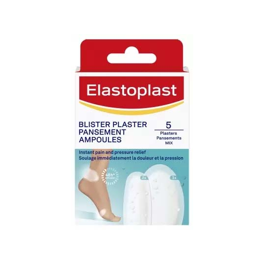 Elastoplast Blister Plaster Pansements Ampoule Mix Pack 5 Pansements