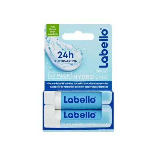 Labello Hydro Care SPF15 Lot de 2 x 4,8 g