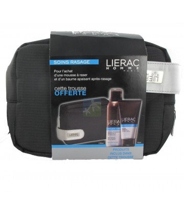 Lierac Coffret Homme Rasage + trousse Offerte