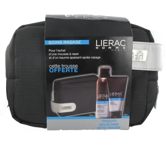 Lierac Coffret Homme Rasage + trousse Offerte