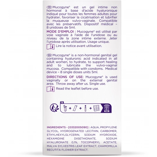 MucoGyne Gel Intime Non Hormonal Unidoses x 8 - image 3