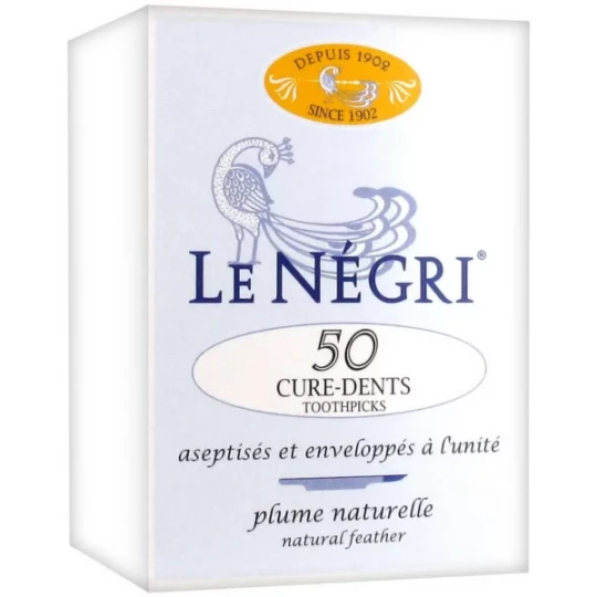 Le Négri Cure-dents Aseptisés et Enveloppés x 50