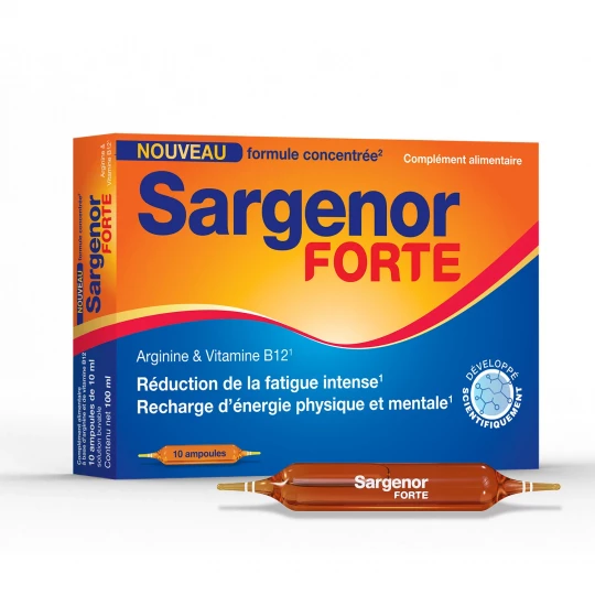 Sargenor Forte Arginine & Vitamine B12 Ampoules x 10