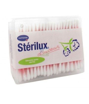 Stérilux Douceur Bâtonnets Ouatés x 200
