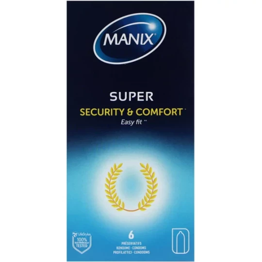 Manix Préservatifs Easy Super x 6