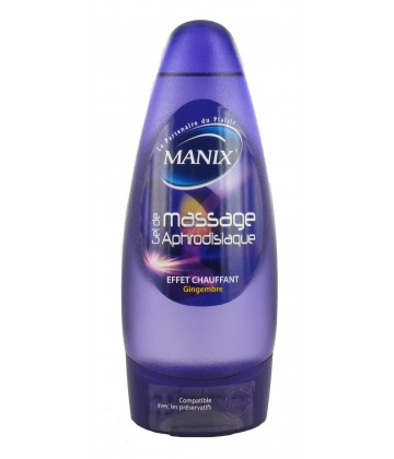 Manix Gel de Massage Aphrodisiaque Gingembre 200 ml