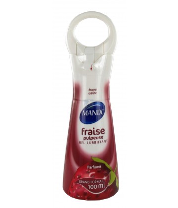 Manix Gel Lubrifiant Parfumé à la Fraise 100 ml