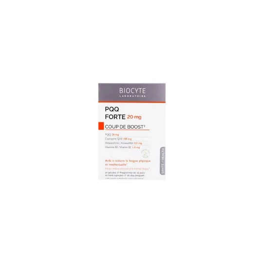Biocyte PQQ Forte 20 mg Coup de Boost Gélules x 10