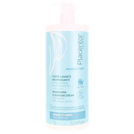 Placentor Végétal Crème Lavante Nourrissante Visage & Corps 1 L