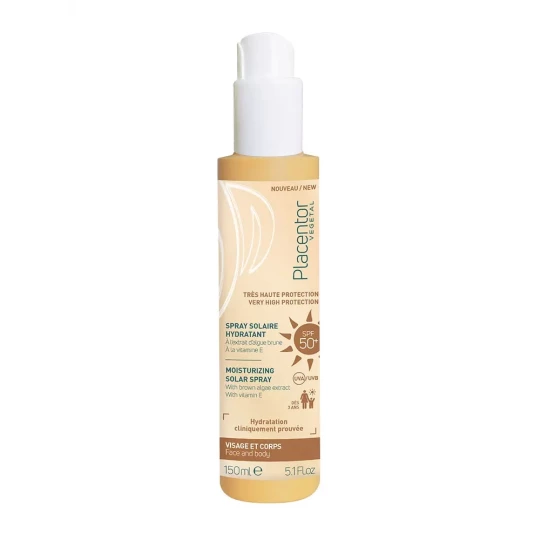 Placentor Végétal Spray Solaire Hydratant SPF50+ 150 ml