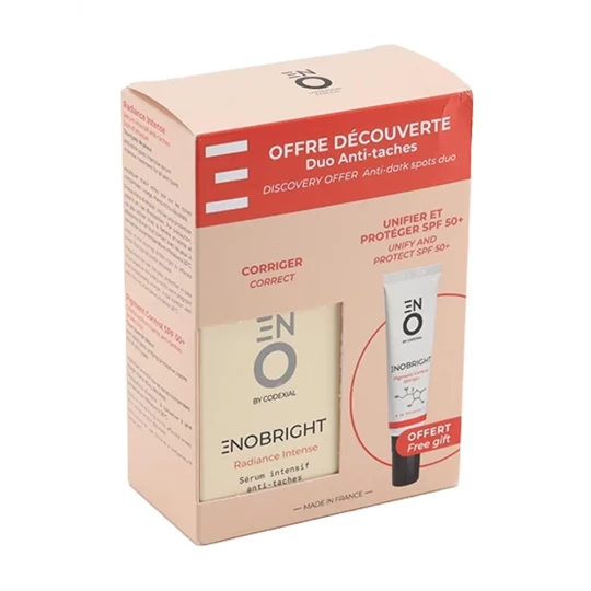 Codexial Enobright Radiance Intense Sérum Intensif Anti-Taches 15 ml + Pigment Control SPF50+ Crème Uniformisante Anti-Taches 30