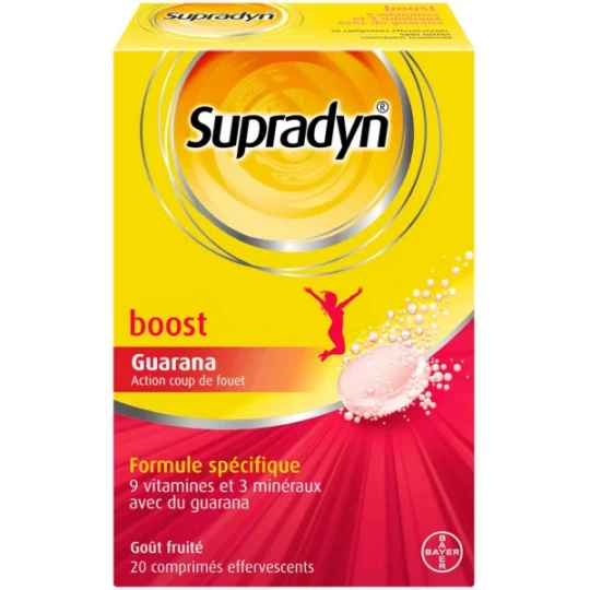 Supradyn Boost Vitamines et Minéraux Comprimés Effervescents x 20