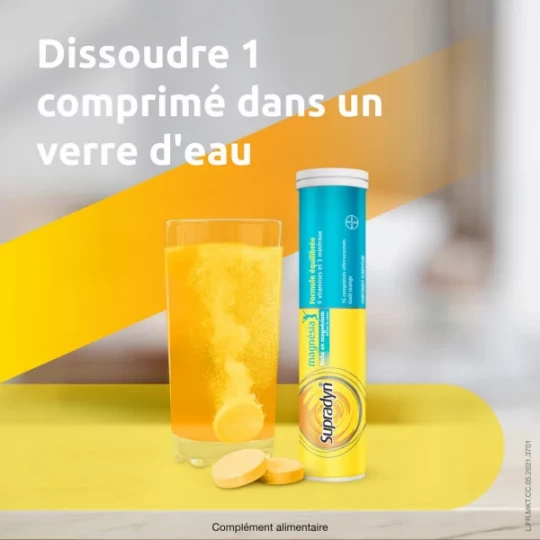 Supradyn Magnesia Vitamines, Minéraux et Magnésium Comprimés Effervescents x 30 - image 5
