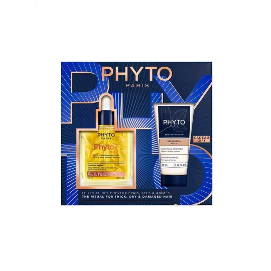 Phyto Coffret Le Rituel des Cheveux Épais Secs et Abîmés