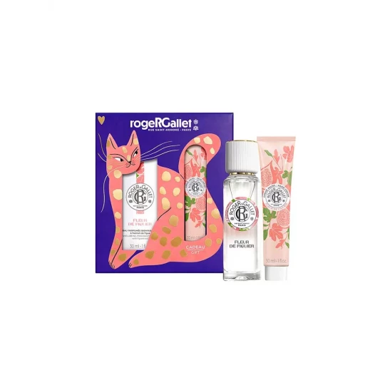 Roger & Gallet Coffret Eau Parfumée Bienfaisante 30 ml + Crème Mains 30 ml Offerte Fleur de Figuier