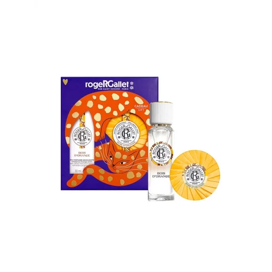 Roger & Gallet Bois d'Orange Coffret Eau Parfumée Bienfaisante 30 ml + Savon Bienfaisant 30 ml Offert