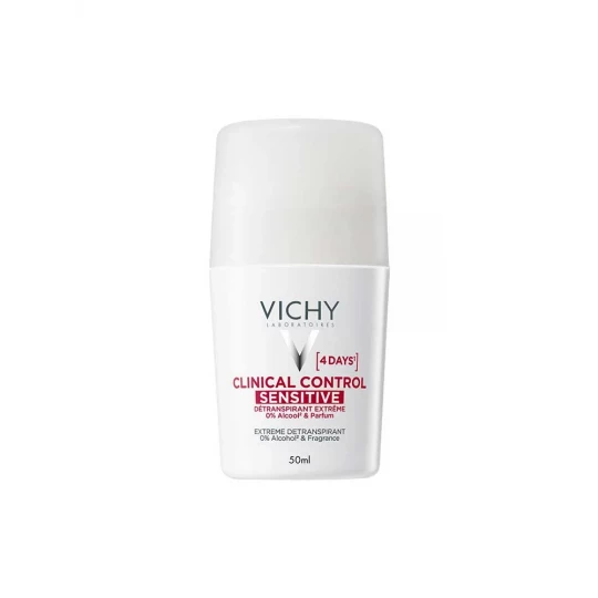 Vichy Clinical Control Sensitive Déodorant Détranspirant Extrême 4 Jours Roll-On 50 ml