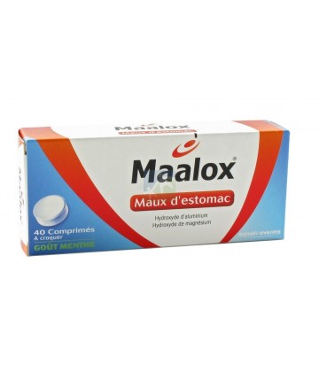 Maalox Maux d'Estomac Menthe x 40