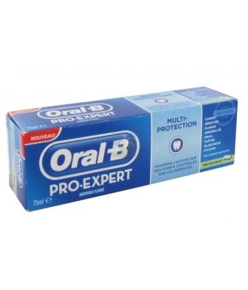 Oral-B Dentifrice Pro-Expert Multi-Protection Menthe Douce 75 ml