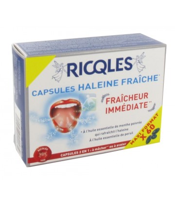Ricqlès Capsules Haleine Fraîche x 60