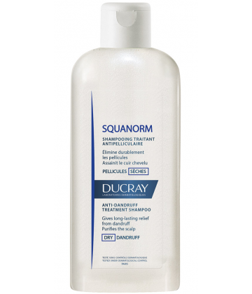 Ducray Squanorm Shampooing Traitant Pellicules Sèches 200 ml