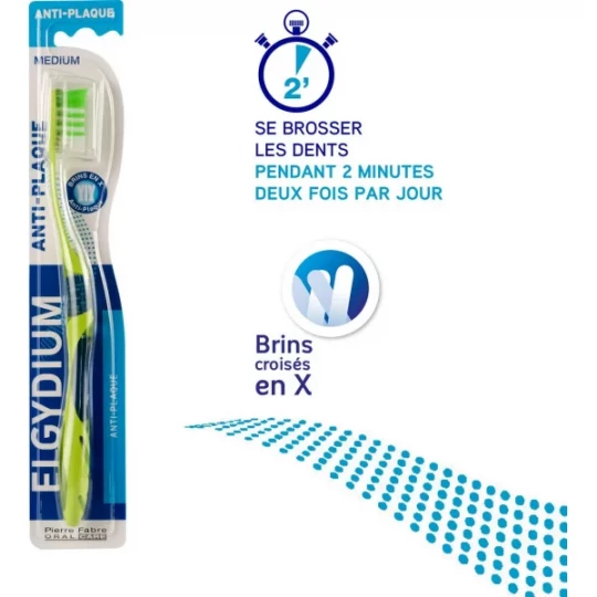 Elgydium Brosse à Dents Anti-Plaque Medium - image 3