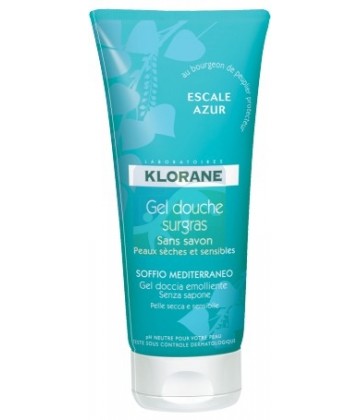 Klorane Gel Douche Surgras Escale Azur 200 ml