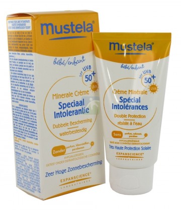 Mustela Crème minérale spécial intolérances SPF50+ 50 ml (NSFP)