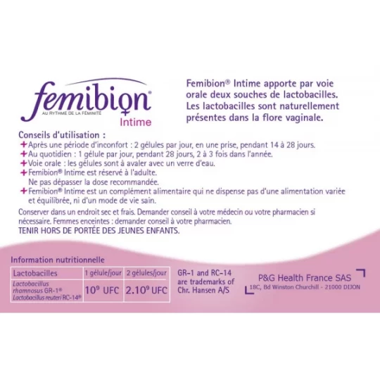 FemiBion Flore Intime Gélules x 28 - image 2