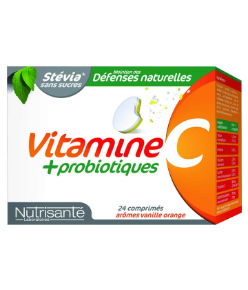 Nutrisanté vitamine C + Probiotiques x 24