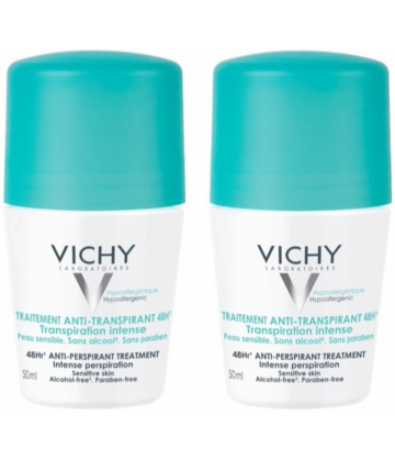 Vichy Déodorant Anti-transpirant Bille 2 x 50 ml