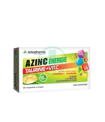 Azinc Energie Taurine + Vitamine C x 30