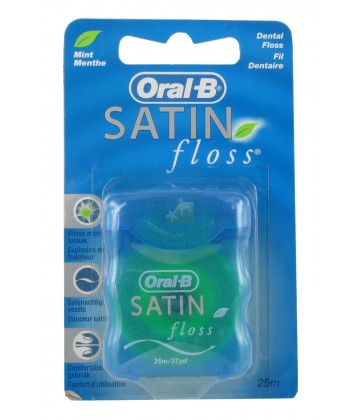 Oral-B Fil Dentaire Satin Floss x 25 mètres