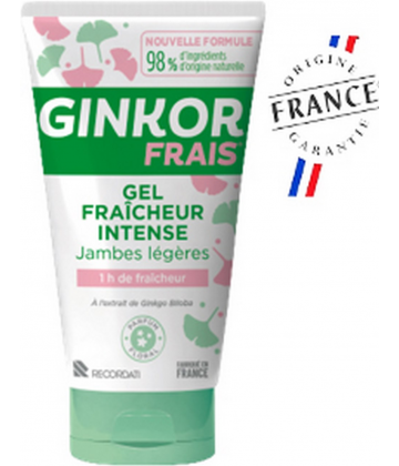 Ginkor Frais Gel Fraîcheur pour les Jambes 150 ml