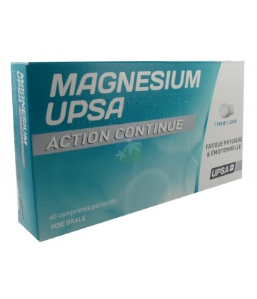 UPSA Magnésium Action Continue Fatigue x 60