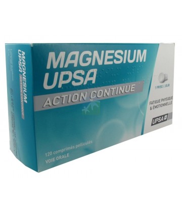 Magnésium Upsa Action Continue Fatigue x 120