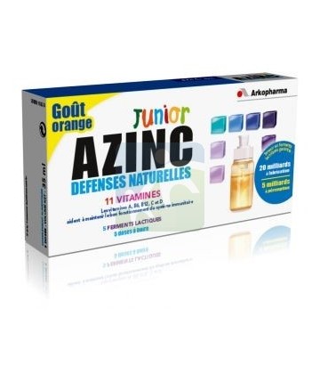 Azinc Junior Défenses Naturelles Goût Orange x 5