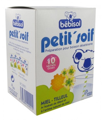 Bébisol Préparation Pour Boisson Désaltérante Miel-Tilleul x 10 NSFP