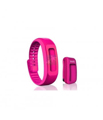 BewellConnect Bracelet Magenta pour Capteur d'Activité + Clip Ceinture