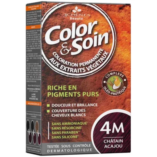 Color & Soin 4M Châtain Acajou 135 ml