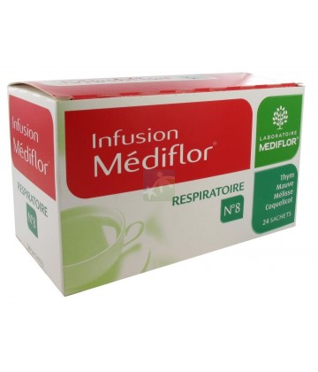Mediflor Tisane Infusion n°8 Respiratoire x 24