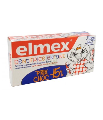 Elmex Dentifrice Enfant 2 x 50 ml