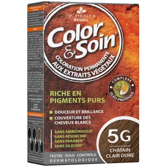 Color & Soin 5G Châtain Clair Doré 135 ml
