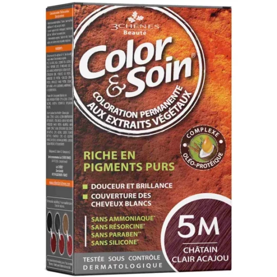 Color & Soin 5M Châtain Clair Acajou 135 ml