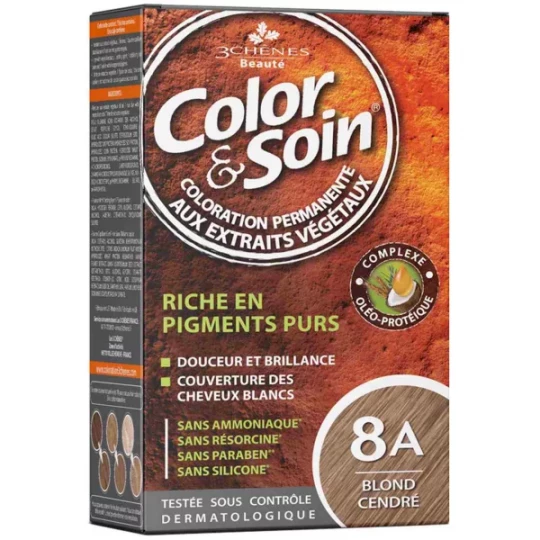 Color & Soin 8A Blond Cendré 135 ml