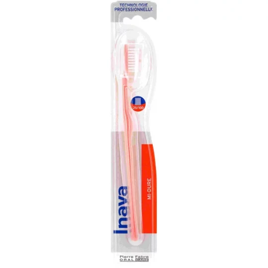 Inava Brosse à Dents mi-dure 25/100